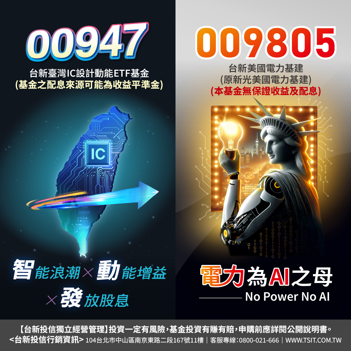 新光009805、00947｜SKIS 新光證券活動橫幅