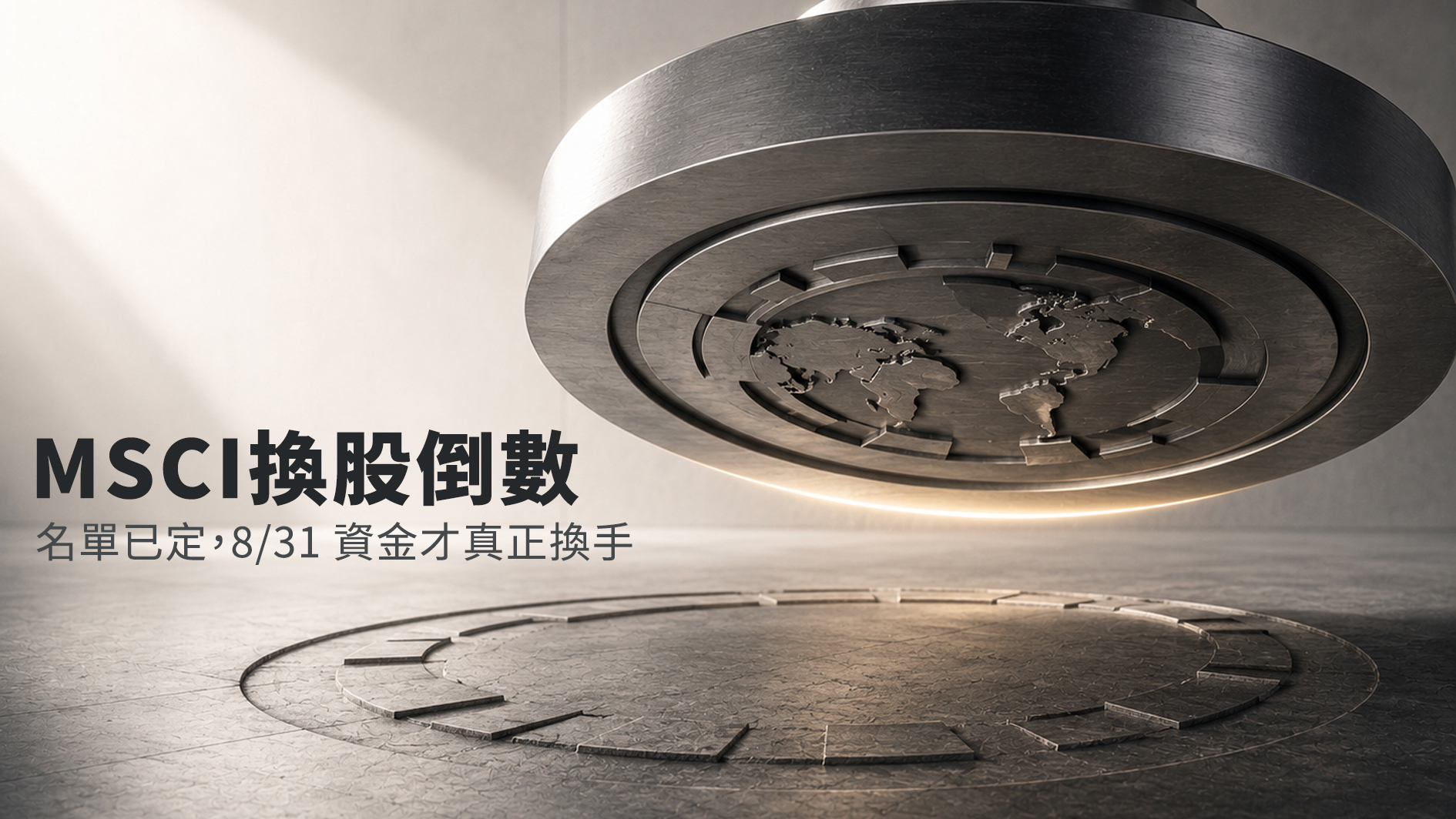 MSCI 季度調整名單出爐：南亞科、華邦電入列，台泥、陽明遭剔除，8/31 生效前要注意什麼主圖