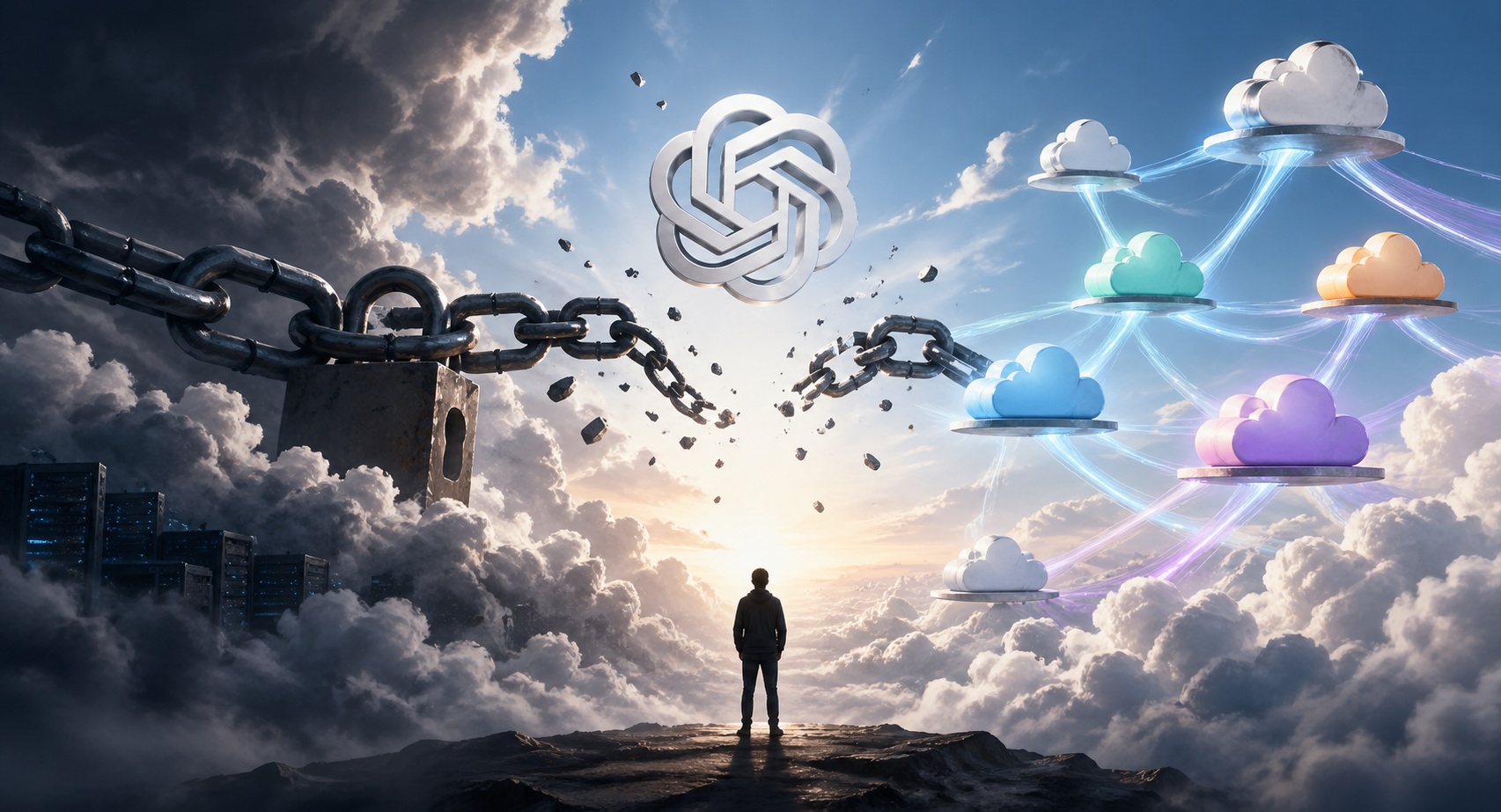 OpenAI 拿掉排他條款,雲權力重估主圖
