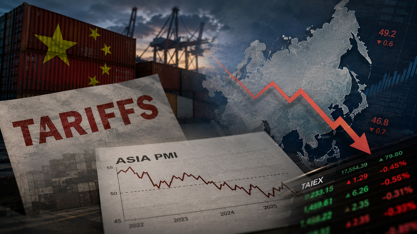 關稅戰下的亞洲 PMI 警訊主圖